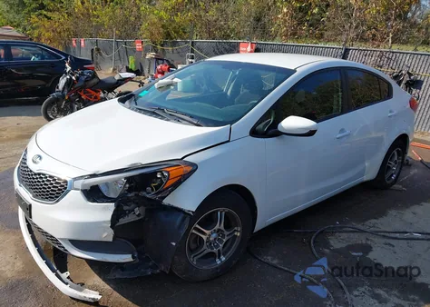 2016 Kia Forte Lx из США, поврежденный, VIN KNAFK4A63G5482391